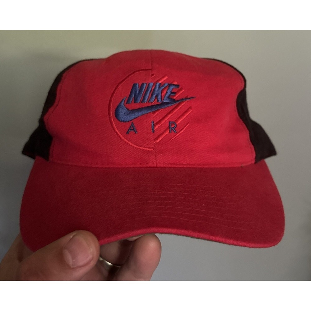 Nike AIR Snap Back basketball baseball hat cap adult OSFA 80s RARE vtg